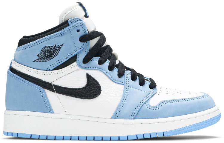 Jordan 1 Retro High White University Blue Black (GS)