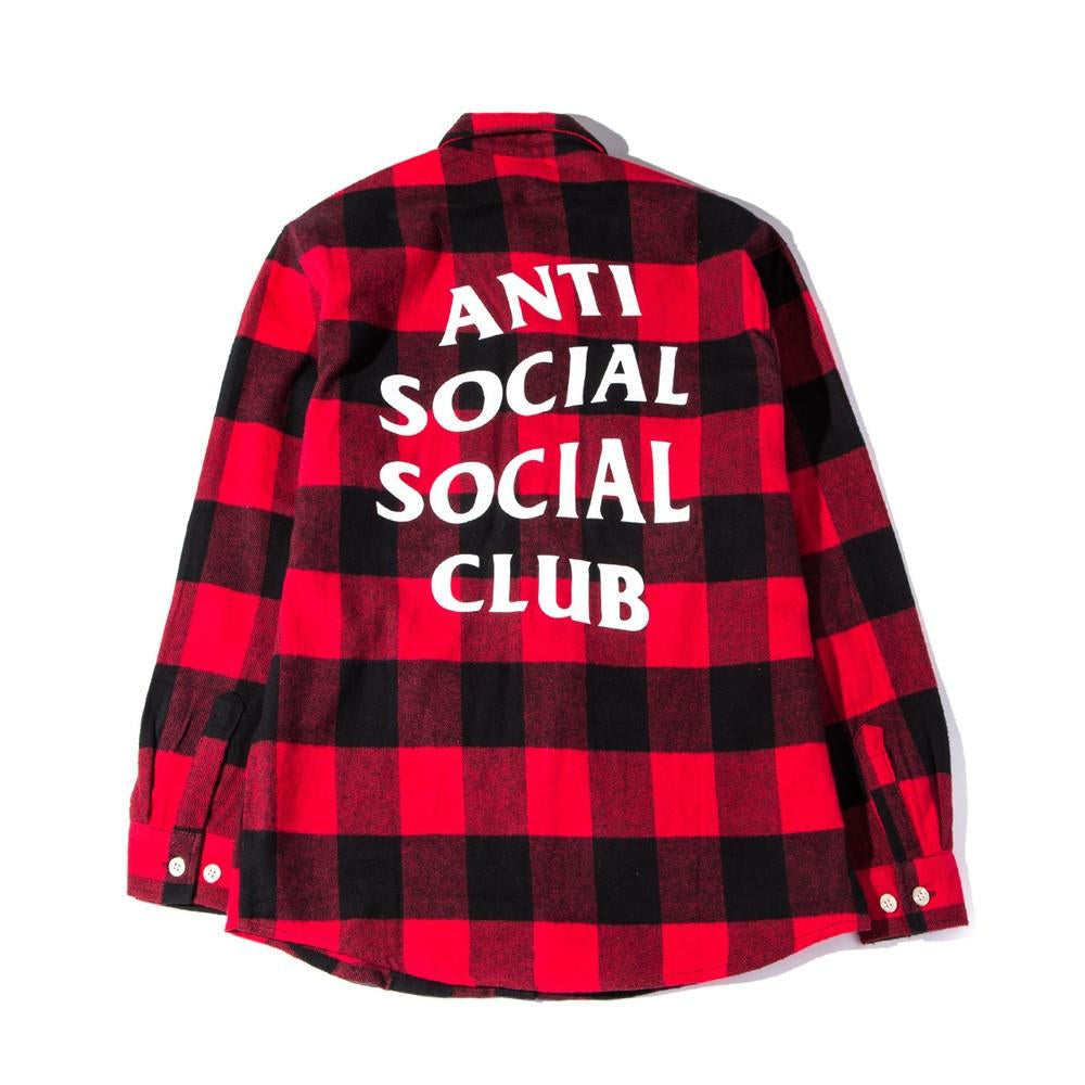 ANTI SOCIAL SOCIAL CLUB FLANNEL RED