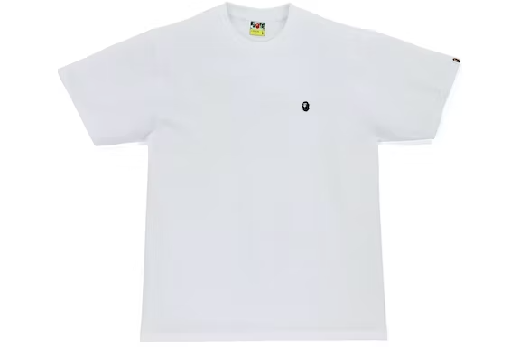 BAPE Ape Head One Point Tee White