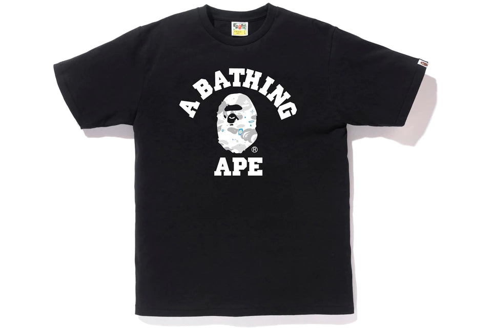 BAPE Space Camo College Tee Black