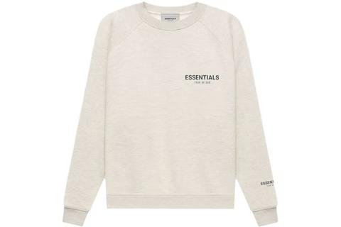 Fear of God Essentials Pullover Crewneck Light Heather Oatmeal