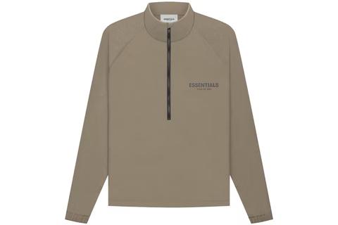 Fear of God Essentials Half Zip Track Jacket Harvest