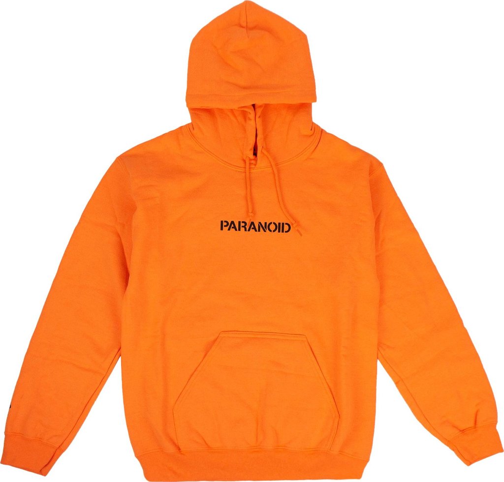Anti Social Social Club x Undefeated Paranoid Logo Hoodie 'Orange'