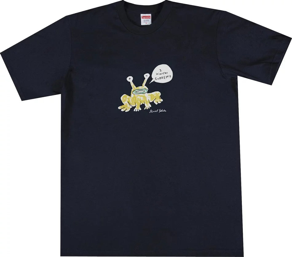 Supreme x Daniel Johnston Frog Tee Navy