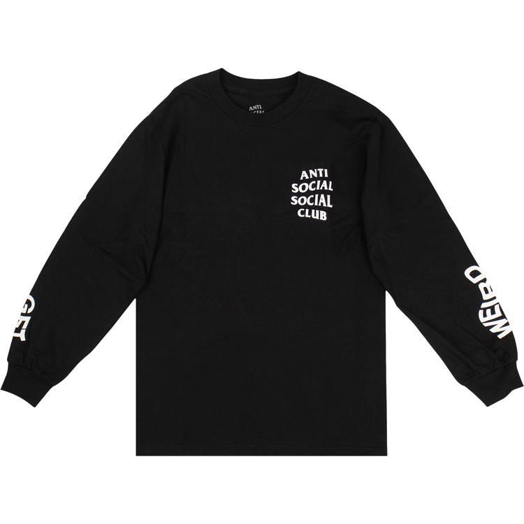 Anti Social Social Club Get Weird Long Sleeve T-Shirt Black