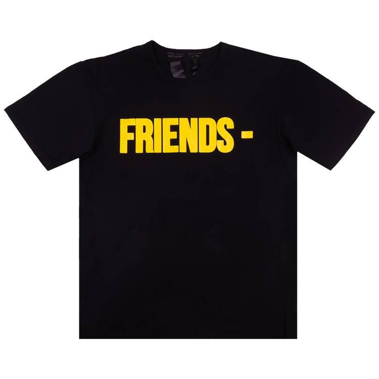 Vlone Friends T-Shirt Black/Yellow
