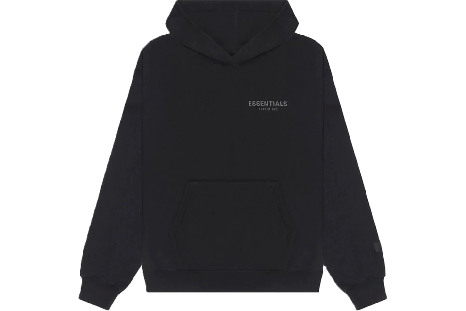 Fear of God ESSENTIALS Black Hoodie