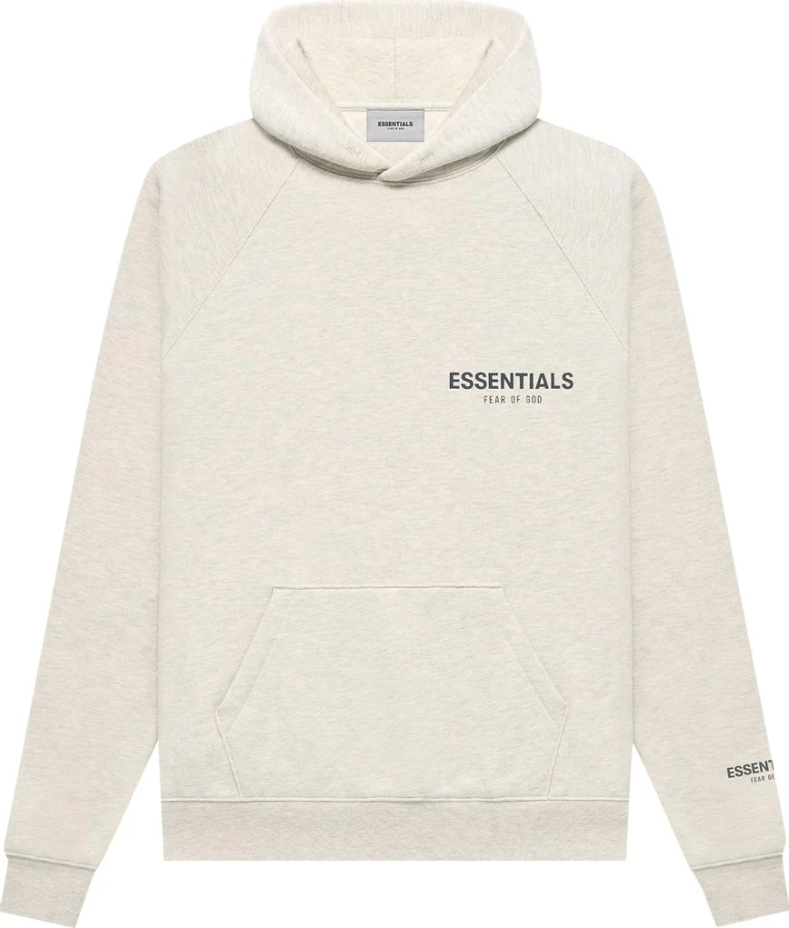 Fear of God Essentials Core Collection Pullover Hoodie Light Heather Oatmeal