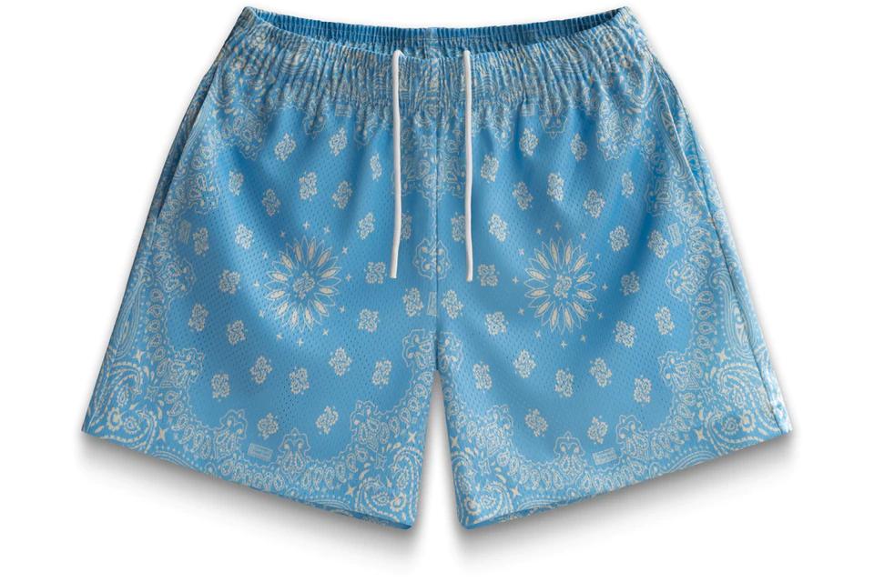 Bravest Studios Paisley Shorts Light Blue