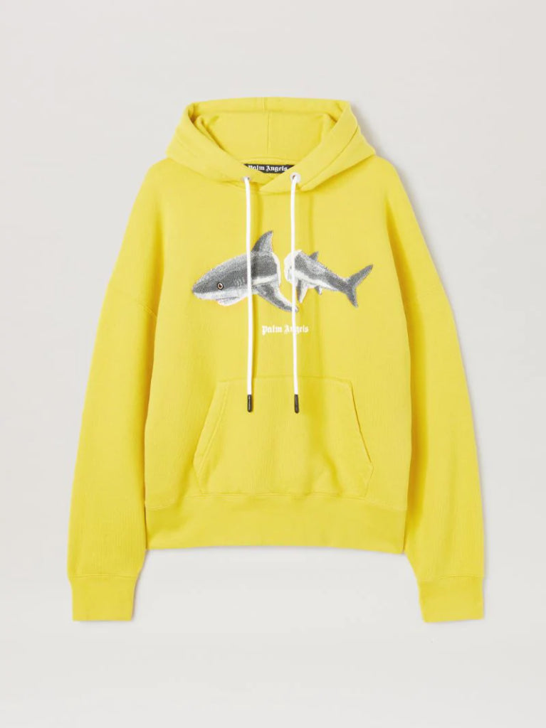 Palm Angels Yellow Shark Hoodie