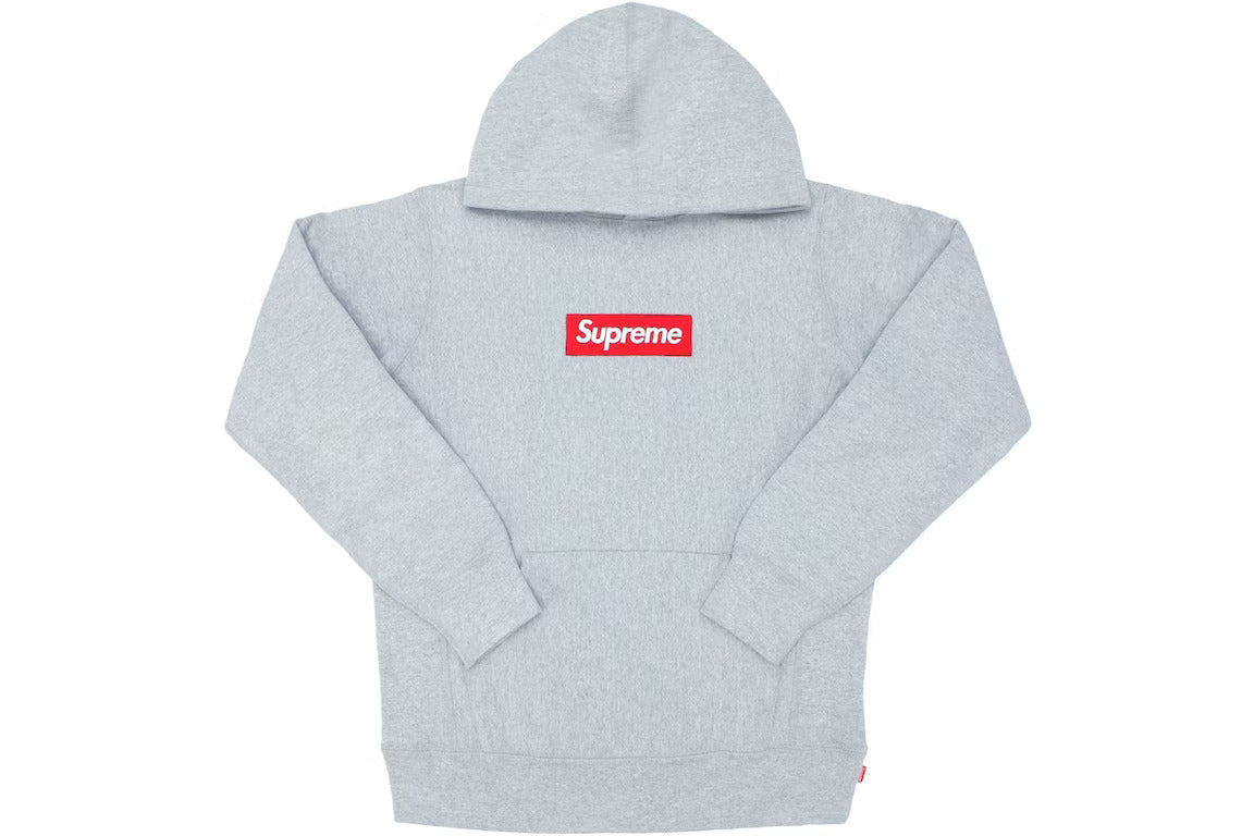 Supreme Box Logo Hoodie Heather Grey