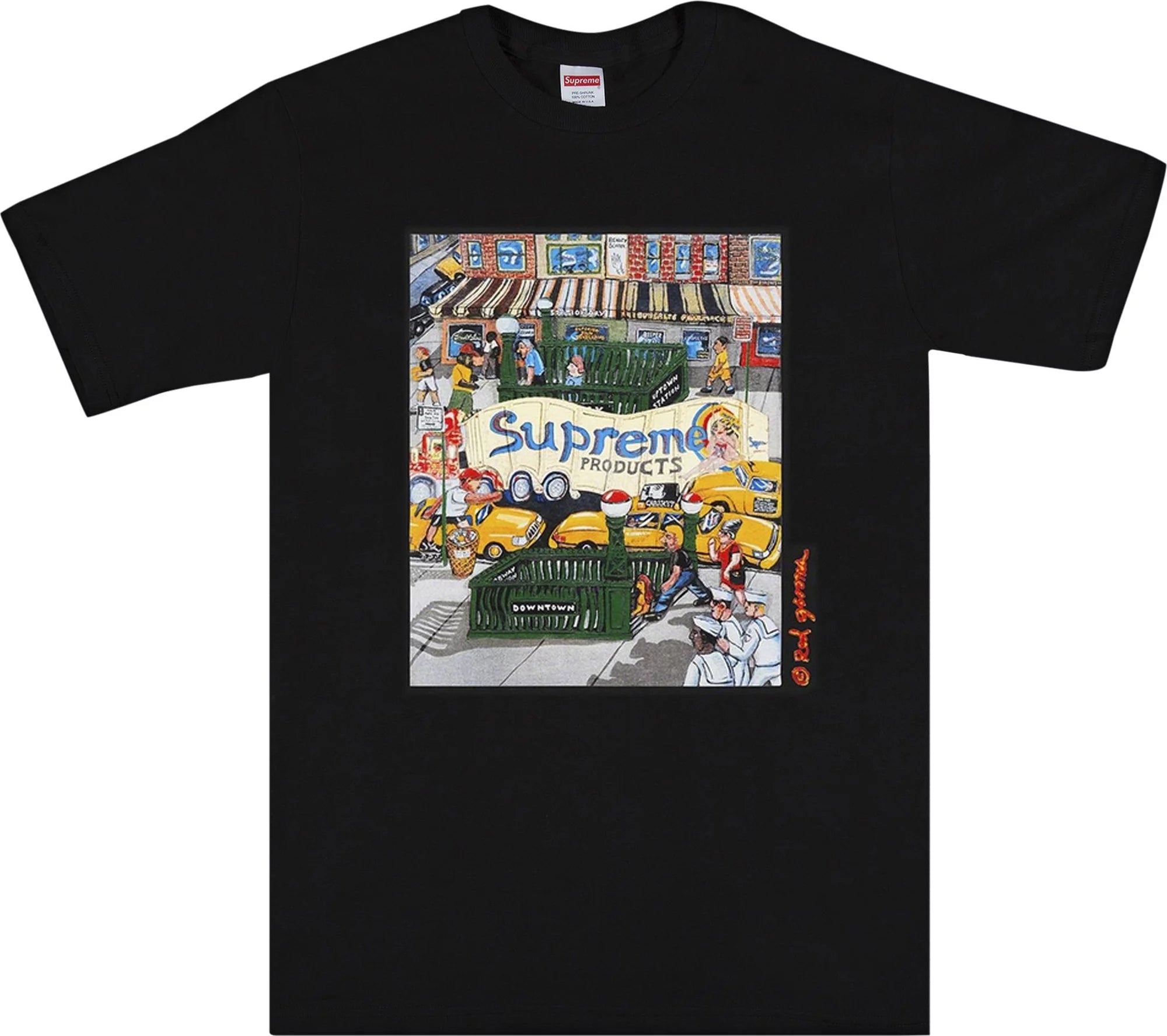 ずっと気になってた Supreme Manhattan Tee Ash Grey S | www ...