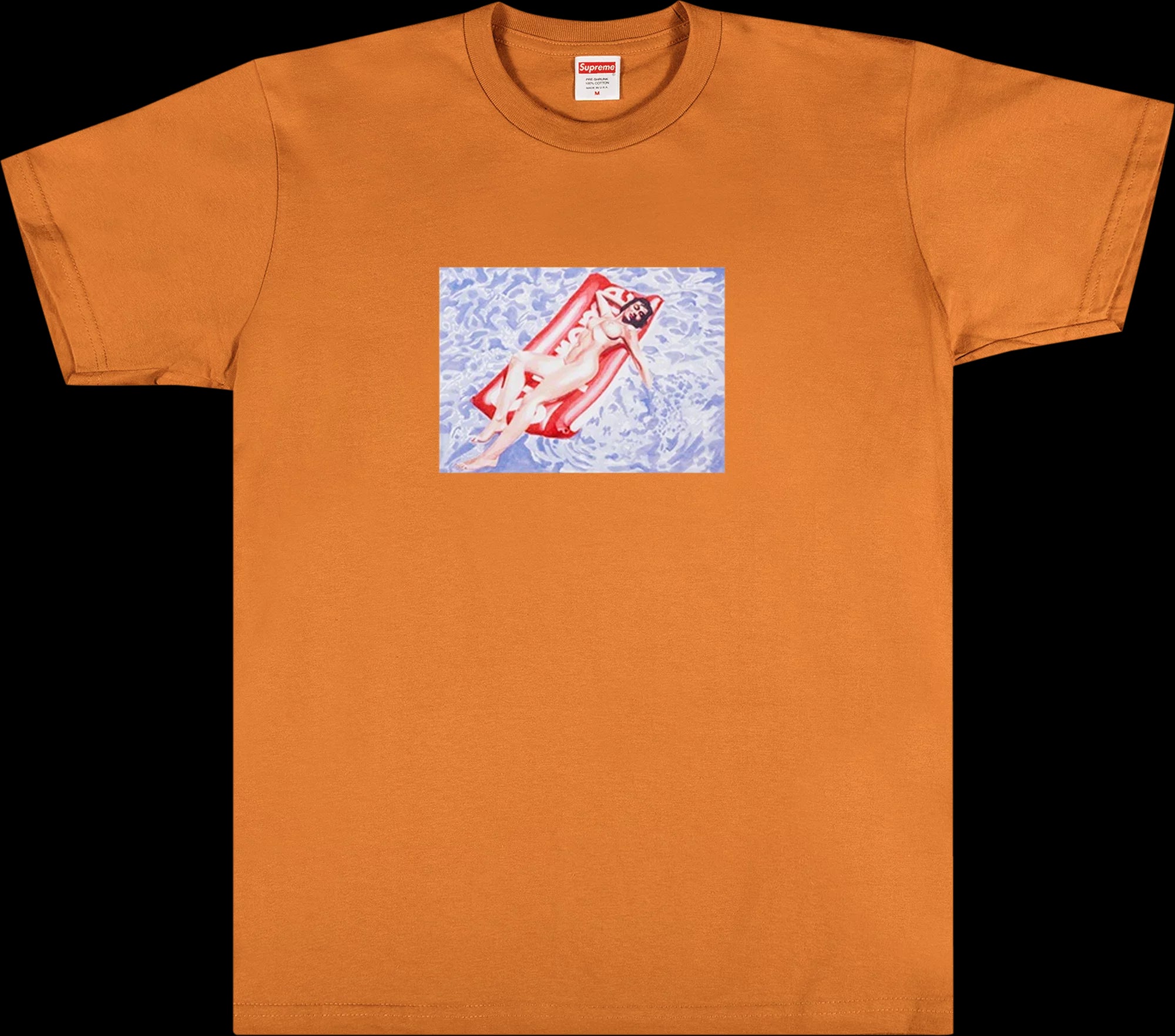 Supreme Float Tee Burnt Orange