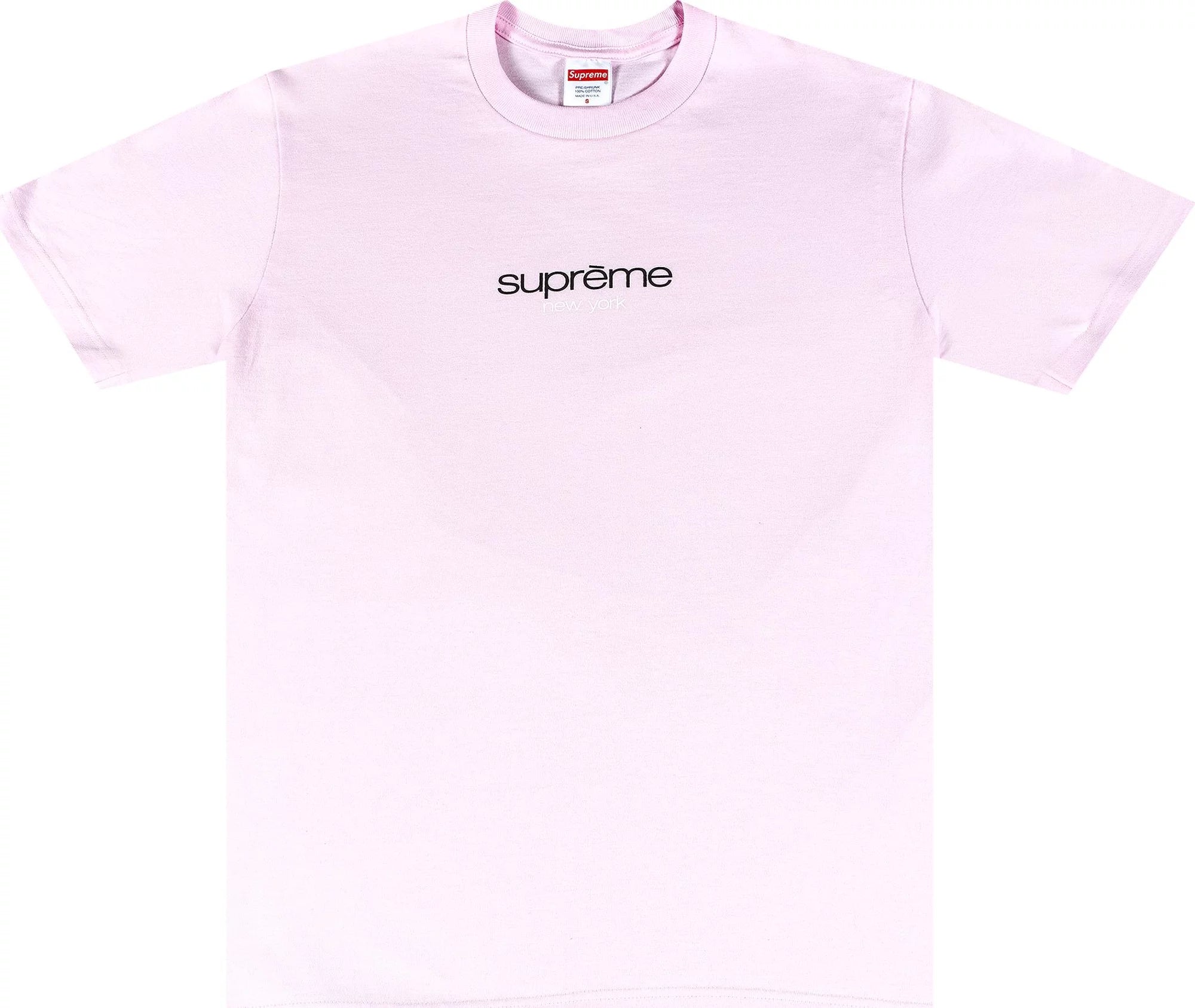 Supreme Classic Logo Tee Light Pink