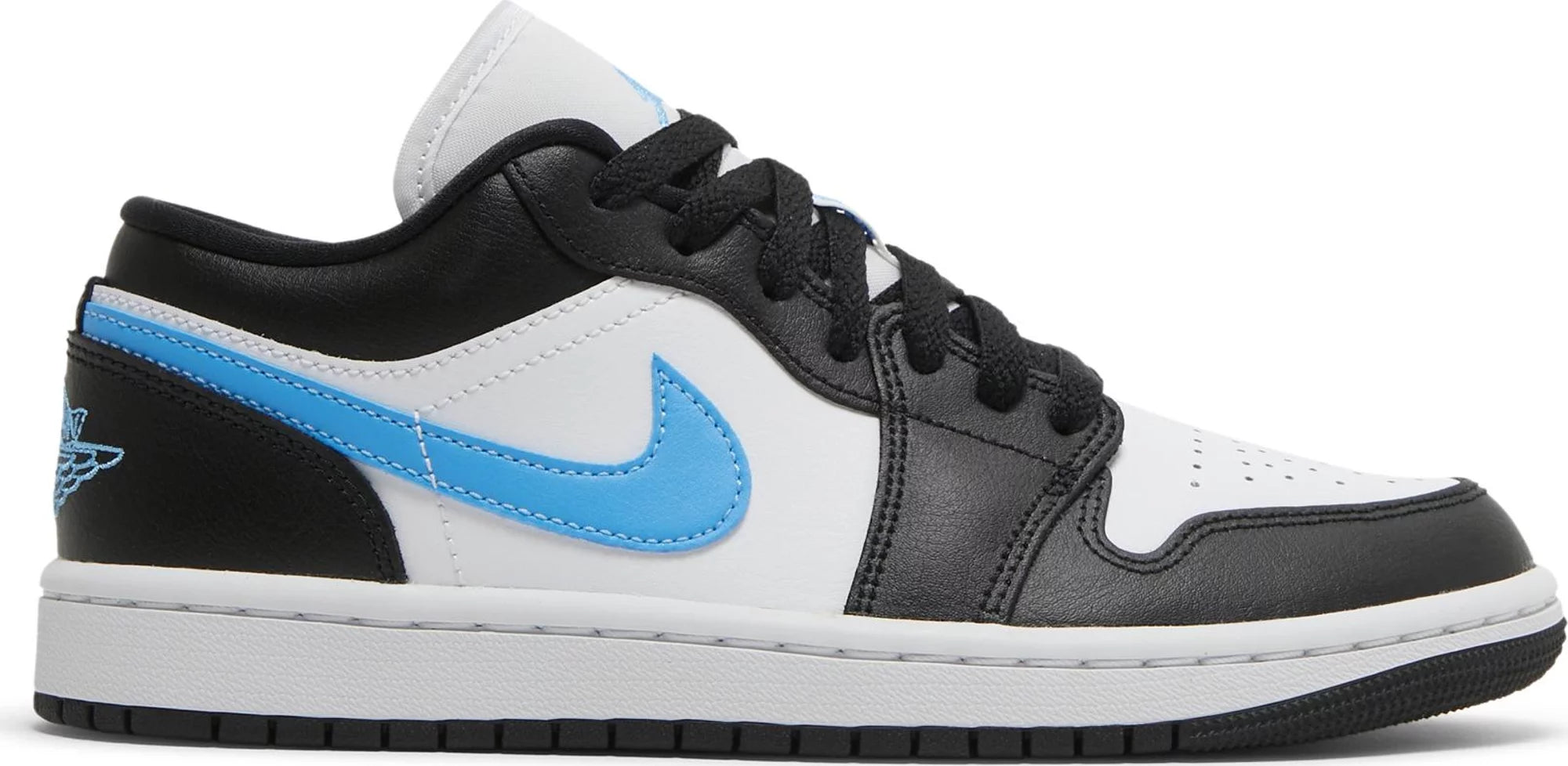 Jordan 1 Low Black University Blue White (W)