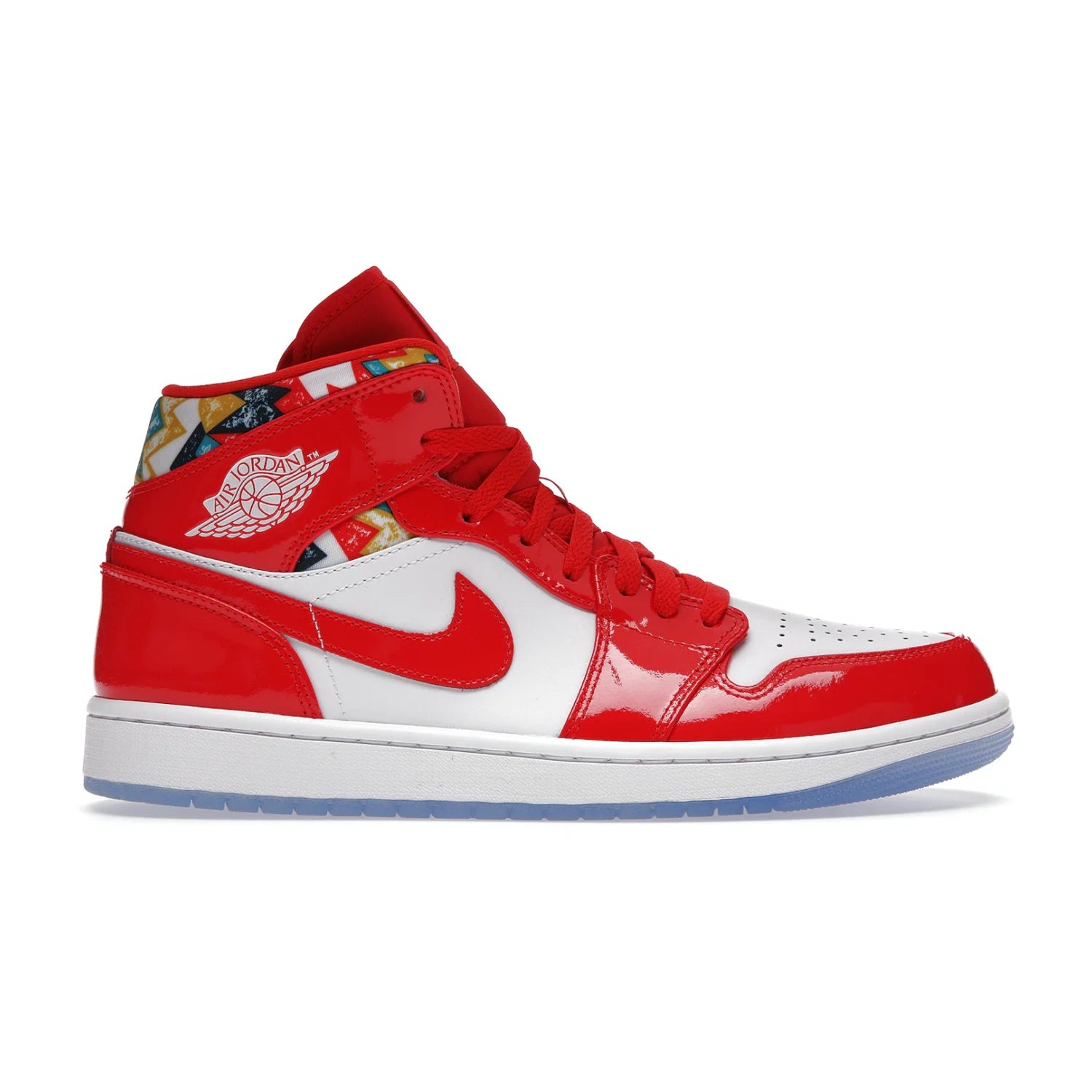 Jordan 1 Mid Barcelona Sweater Red Patent