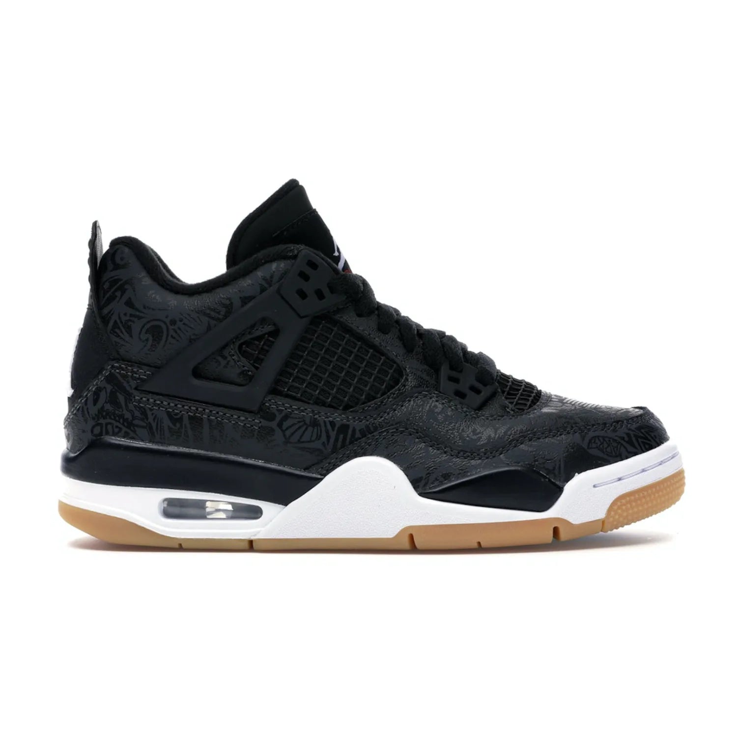 Jordan 4 Retro Laser Black Gum (GS)