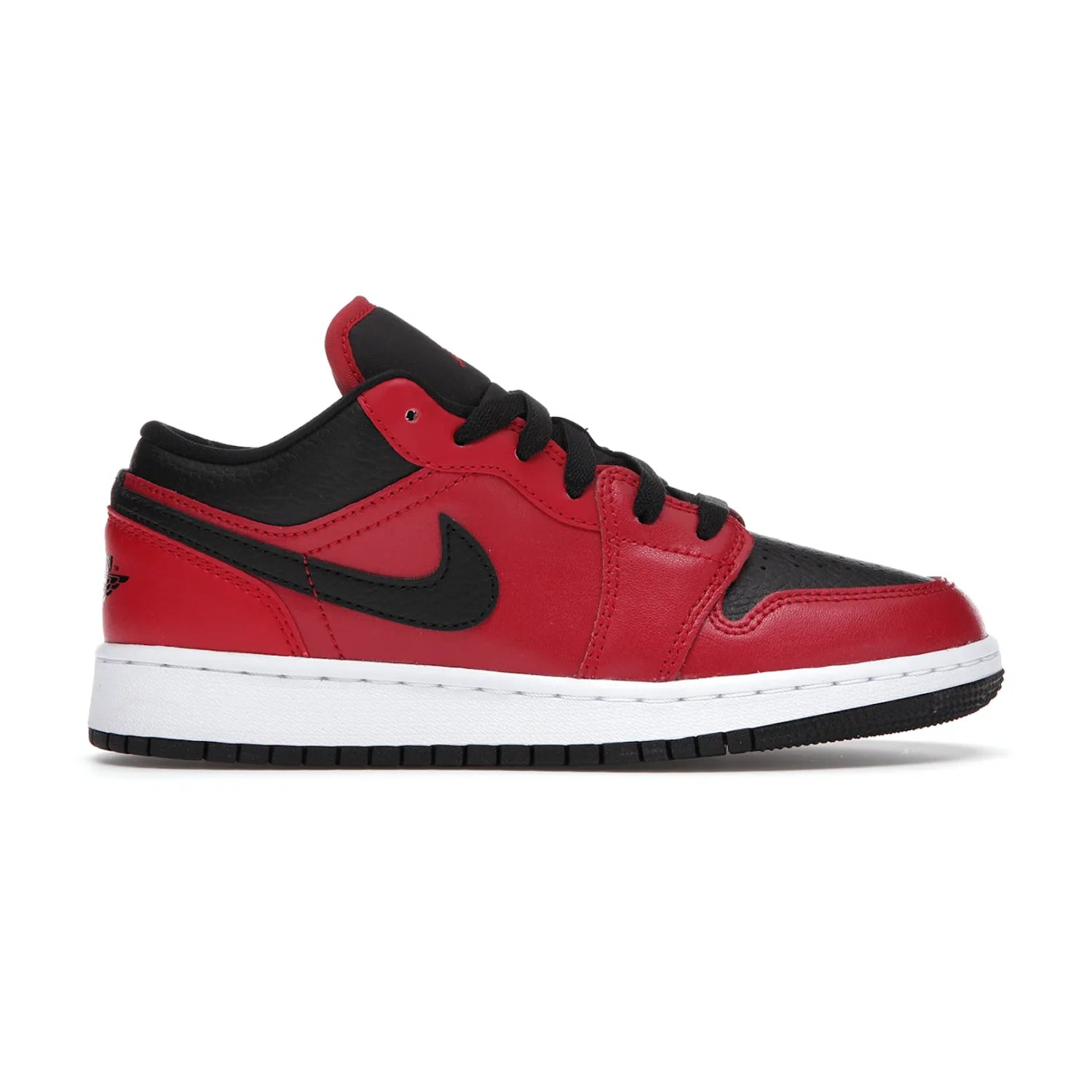 Jordan 1 Low Gym Red Black Pebbled (GS)