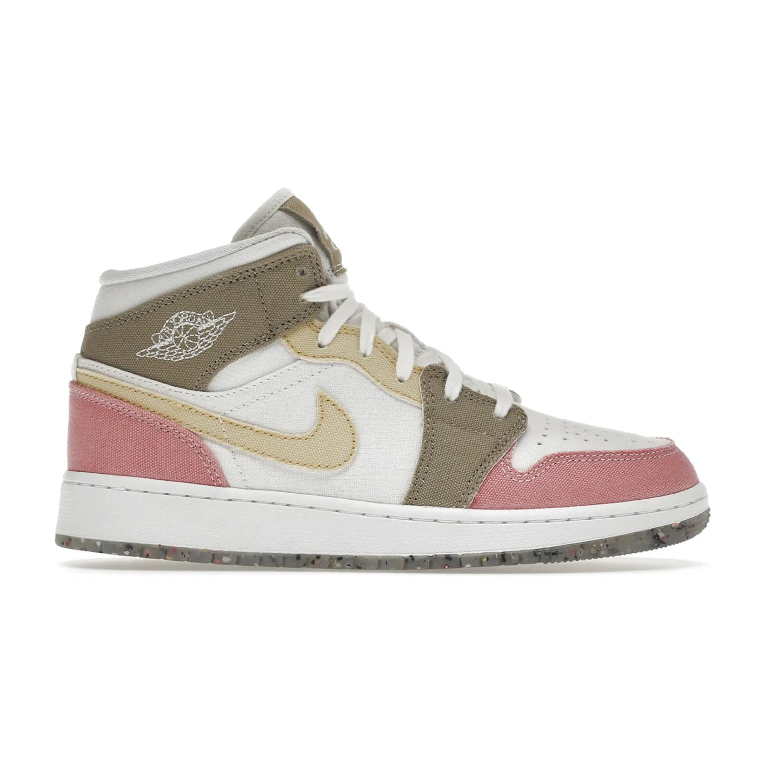 Jordan 1 Mid SE Pastel Vivid Green Grind (GS)