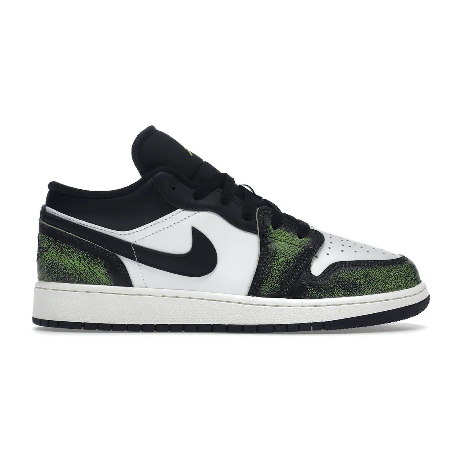 Jordan 1 Low Wear Away Electric Green (GS)