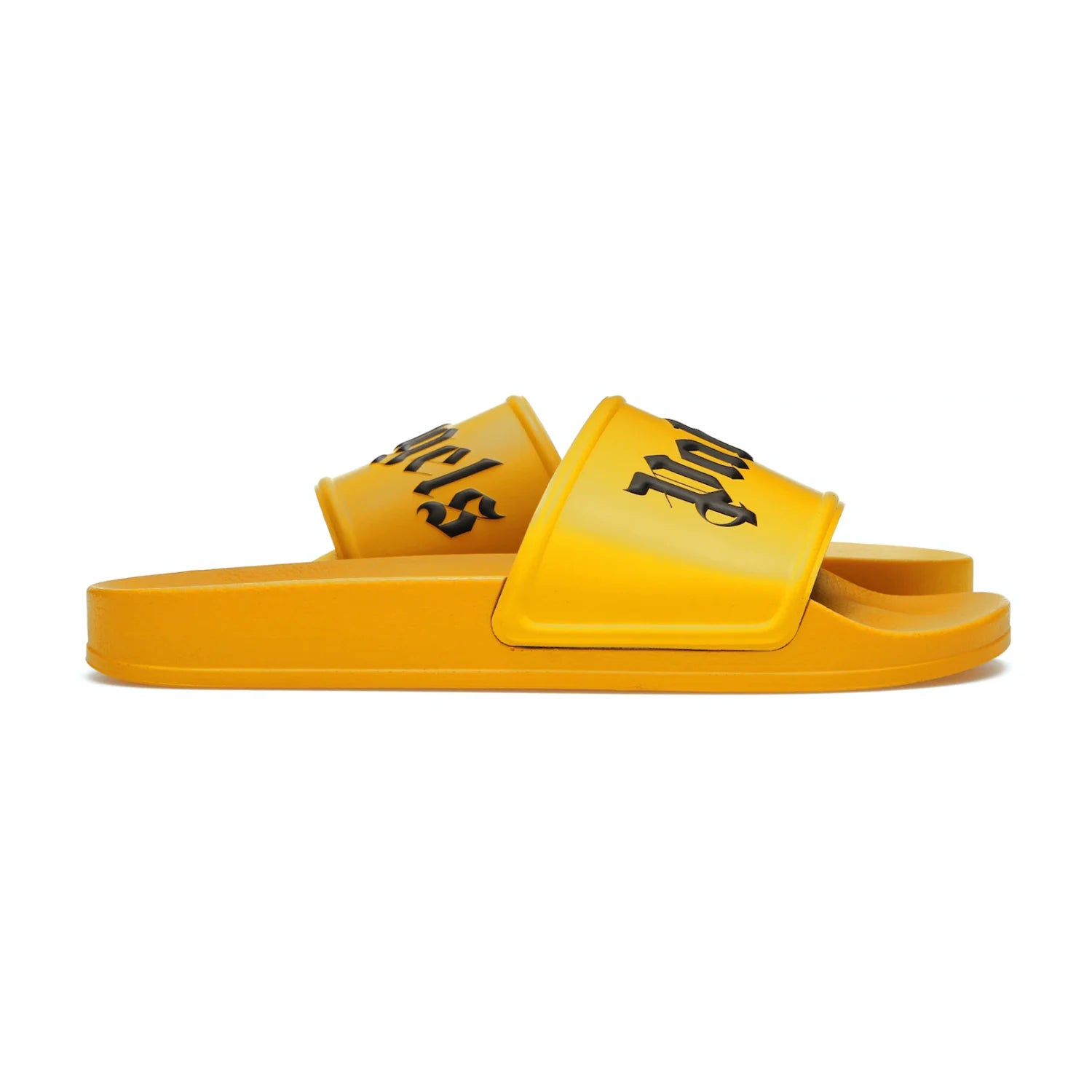 Palm Angels Pool Slides Yellow Black