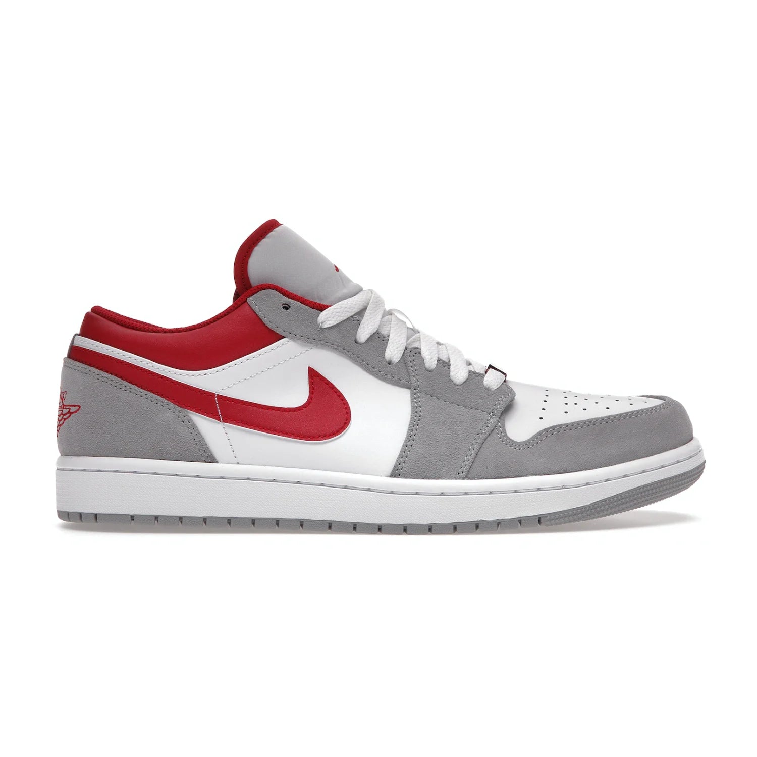 Jordan 1 Low SE Light Smoke Grey Gym Red