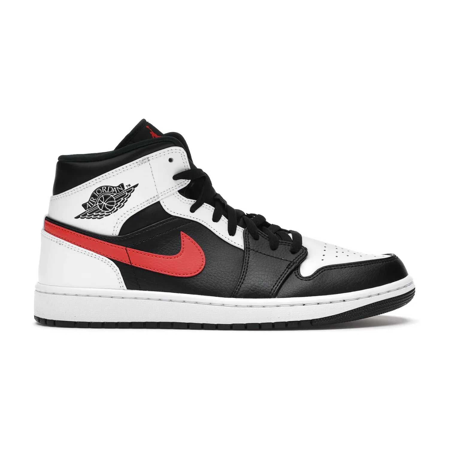 Jordan 1 Mid Black Chile Red White