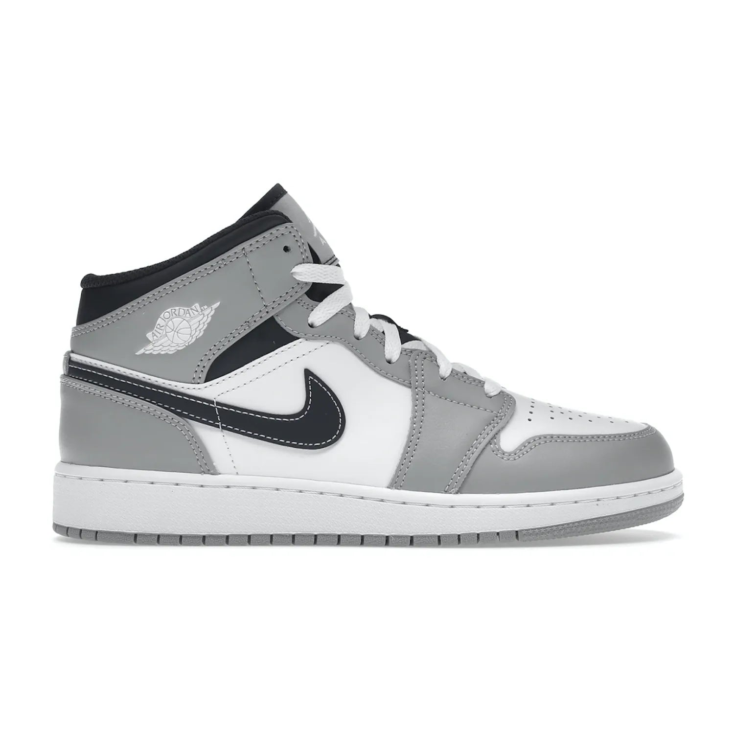 Jordan 1 Mid Light Smoke Grey (GS)