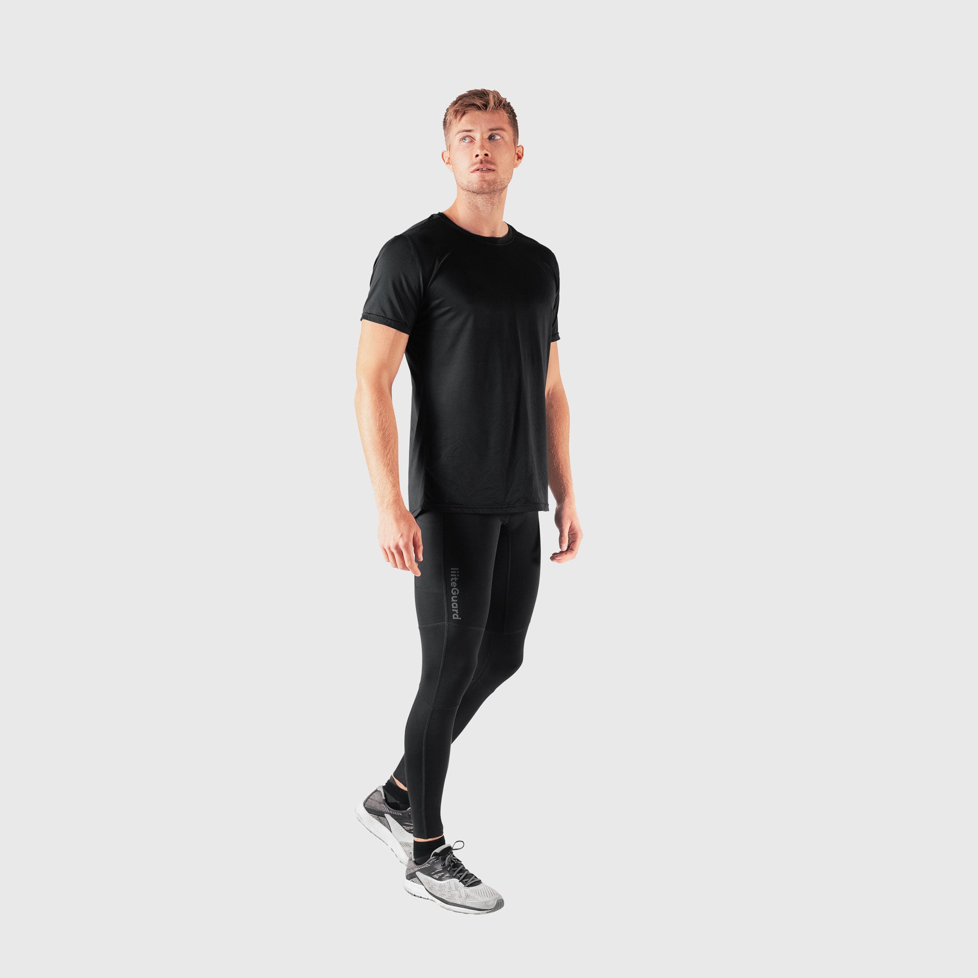 Liiteguard Glutech Hot Vinterløbetights Herrer Træningstights Sort 2xl