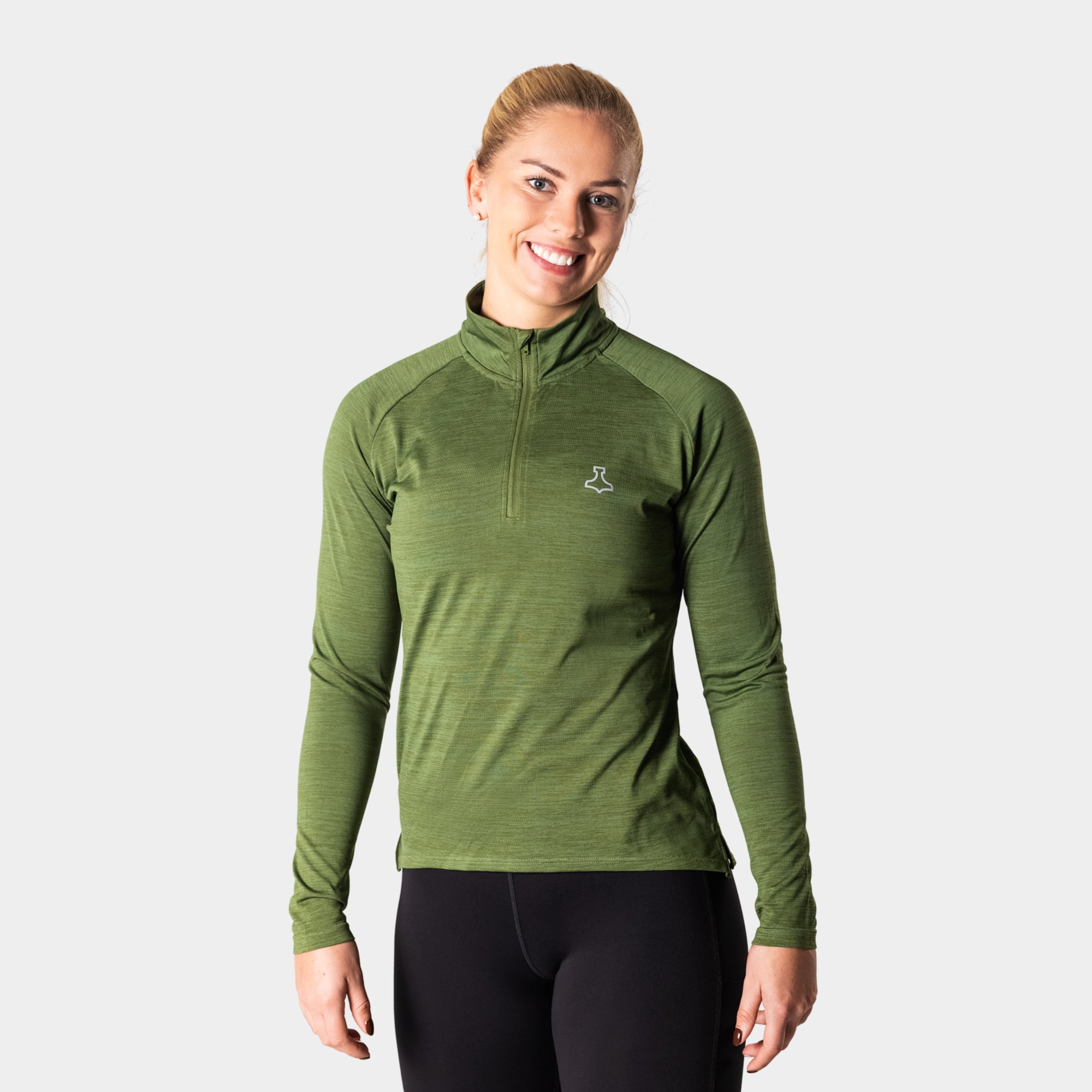 Se Zip-trøje | Grøn | Str. XL | Kvinder liiteGuard hos liiteGuard