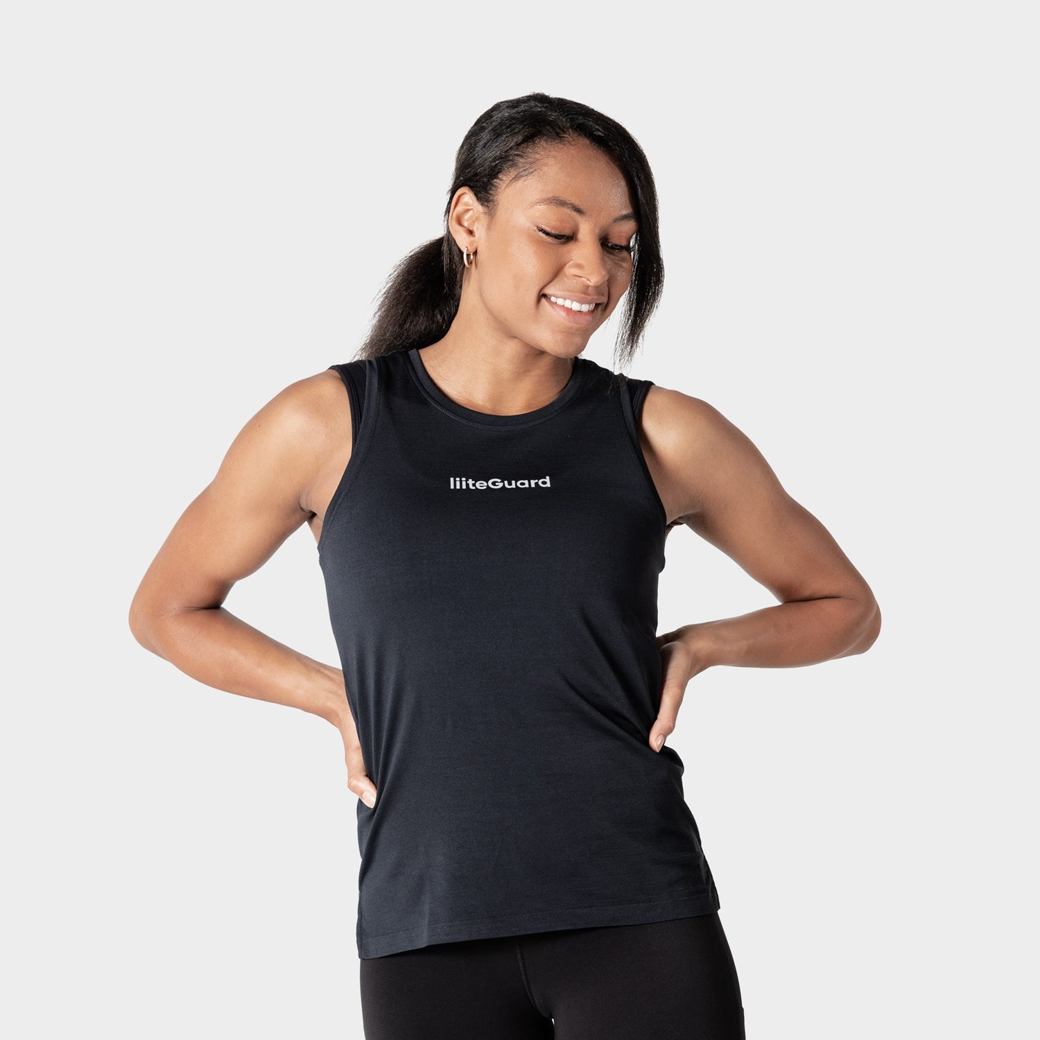 Se liiteGuard Singlet | Sort | Str. XS | Kvinder hos liiteGuard