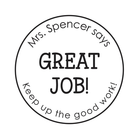 Great Job Teacher Stamp