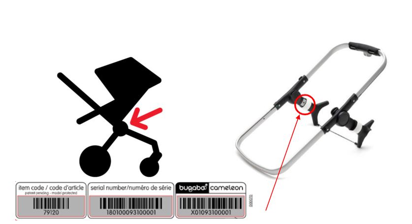 Bugaboo serial number finder