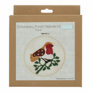 Embroidery Punch Needle Hoop Kit  - Robin