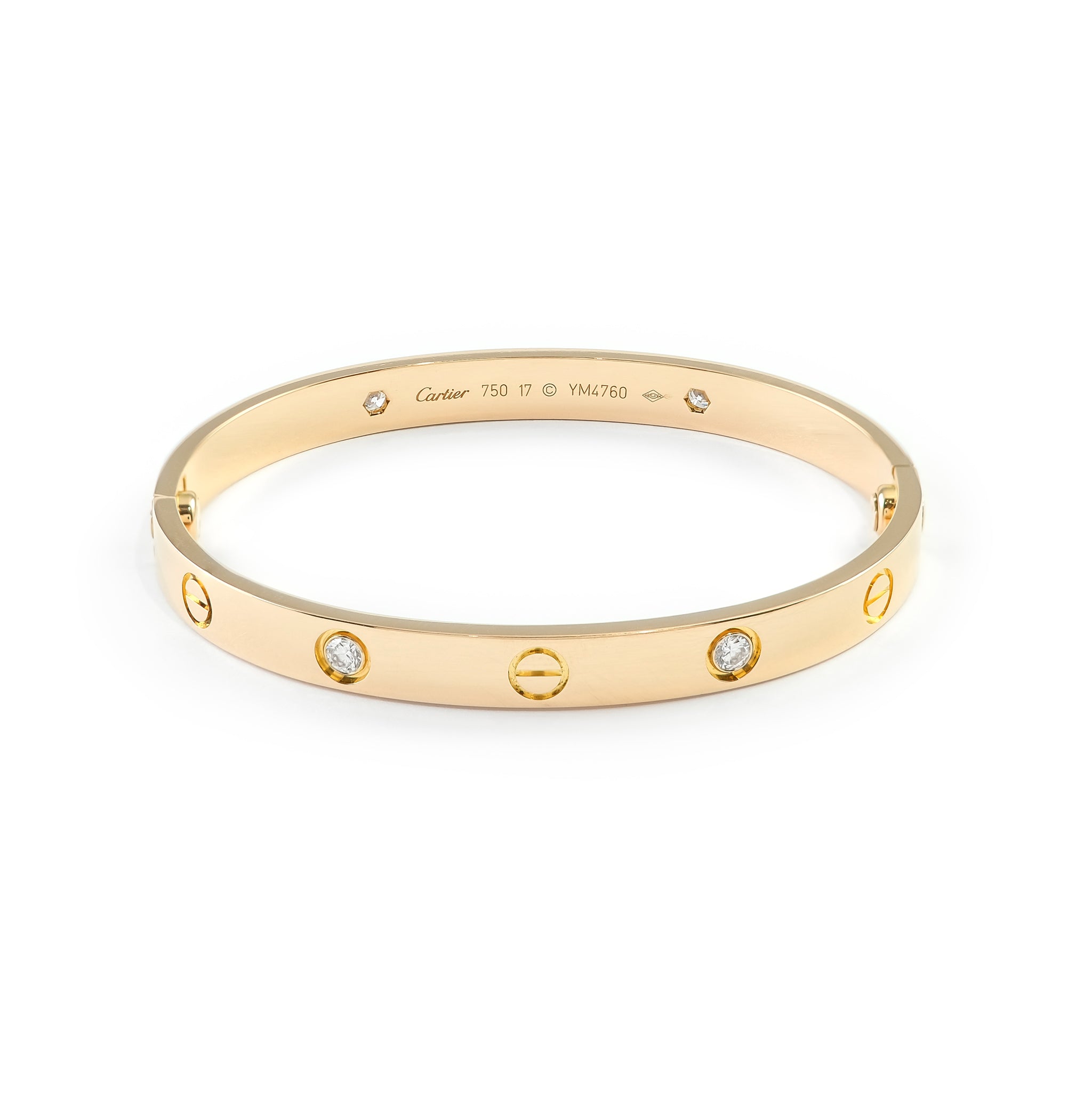 9ct gold cartier bangle