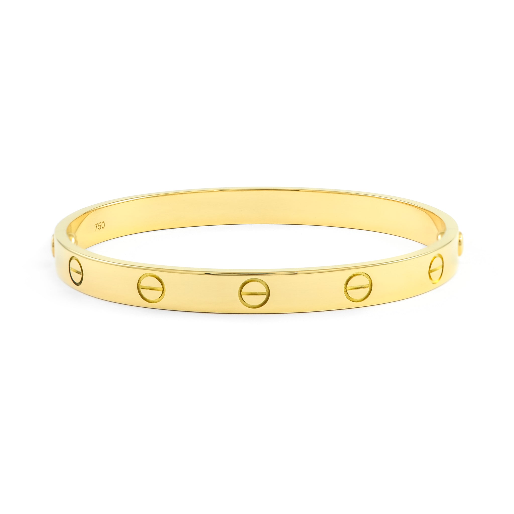 pre owned cartier love bracelet size 17