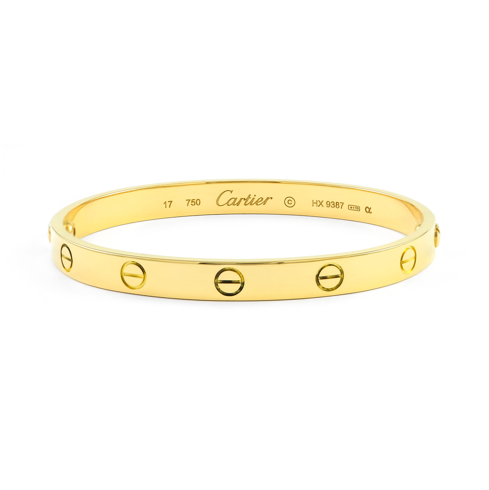 cartier love bracelet pre owned