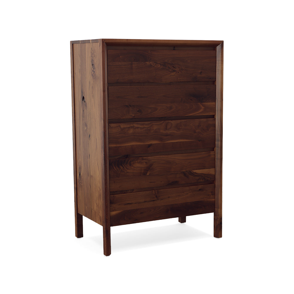 Cascade Rustic Walnut Tall Chest