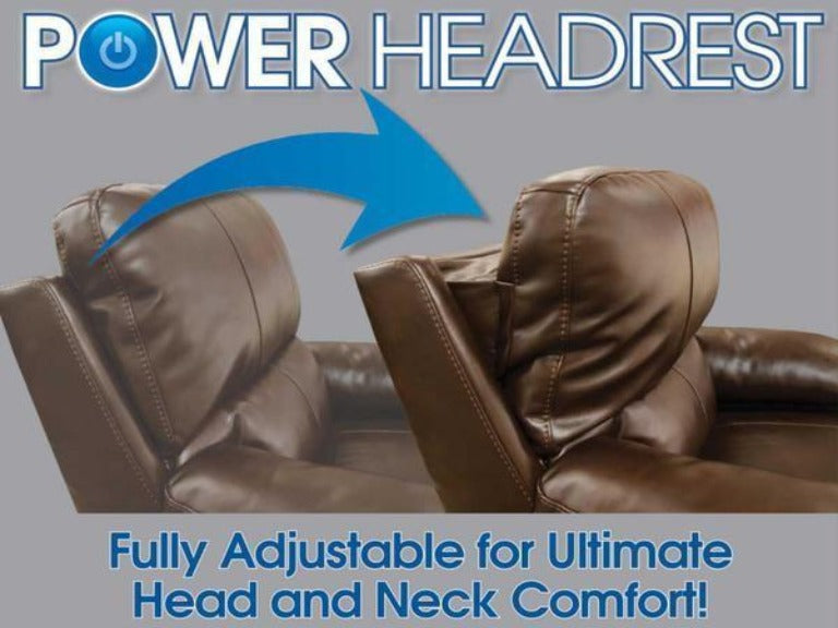 The Man-Den Power Recliner with Adjustable Headrest
