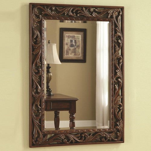 Coaster 901838 Multi squares outer edge framed rectangular design frameless  decorative wall mirror