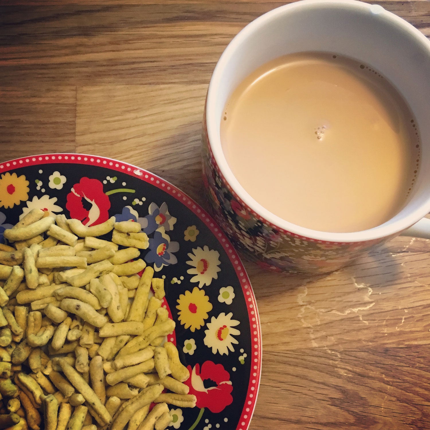 Chai Tea with snacks from Farrah Jesani