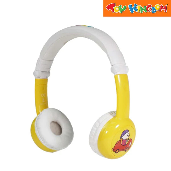 BAMiNi Yellow Hachu Happy Wired Headphones