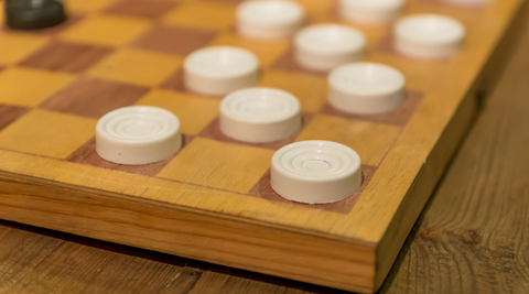 checker game pieces