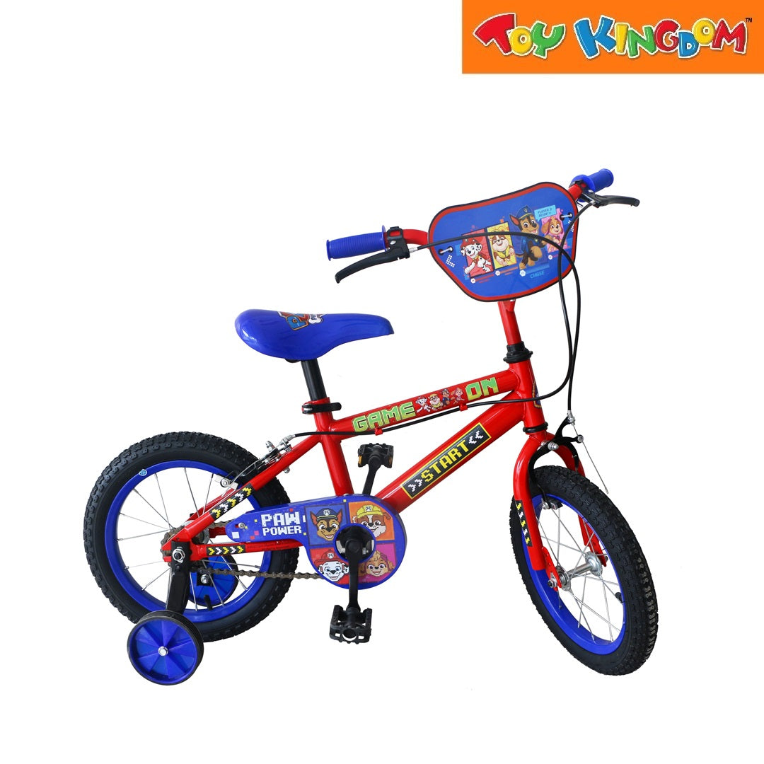 paw patrol bike 14 inch