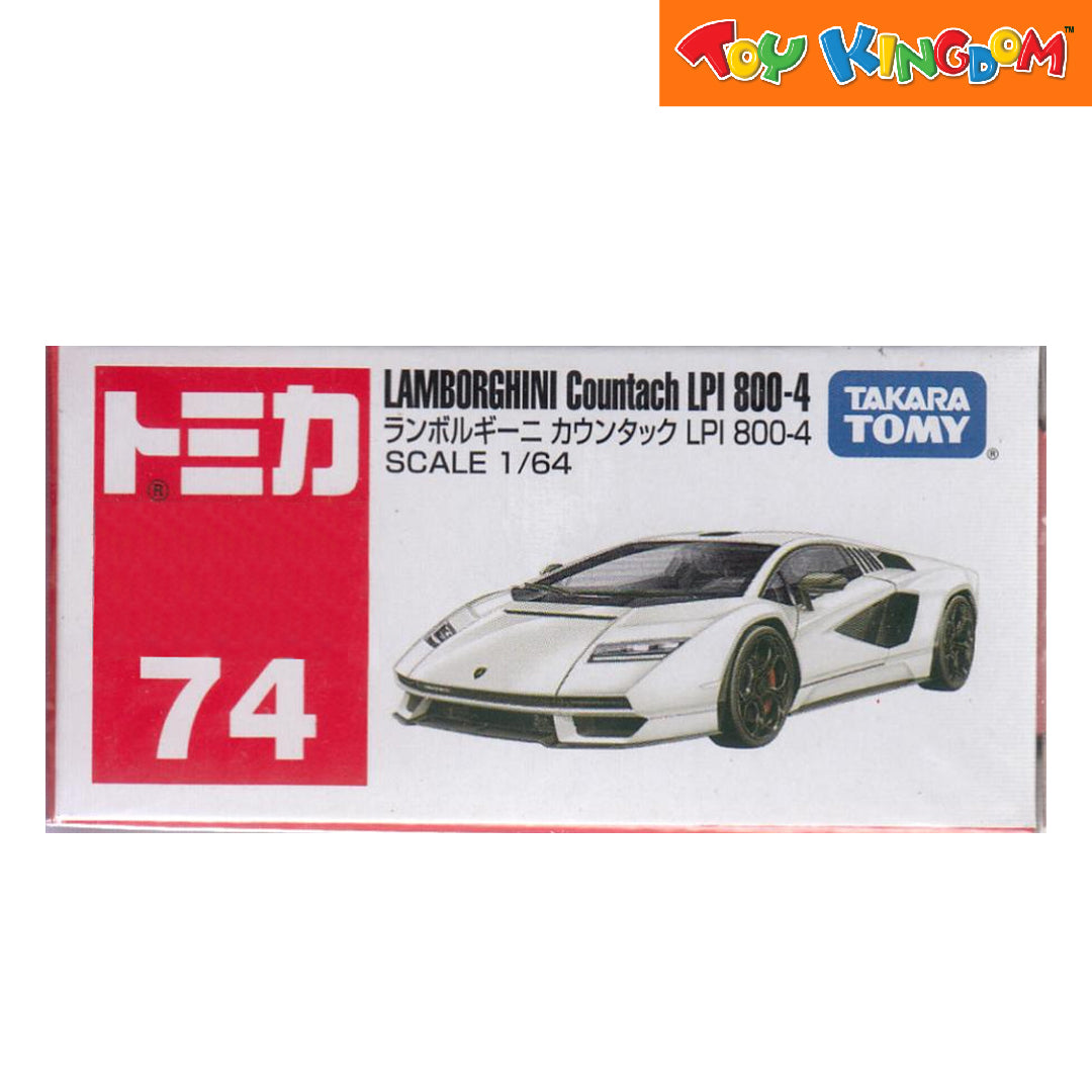 Tomica  Lamborghini Countach LPI 800-4 White Die-cast Vehicle