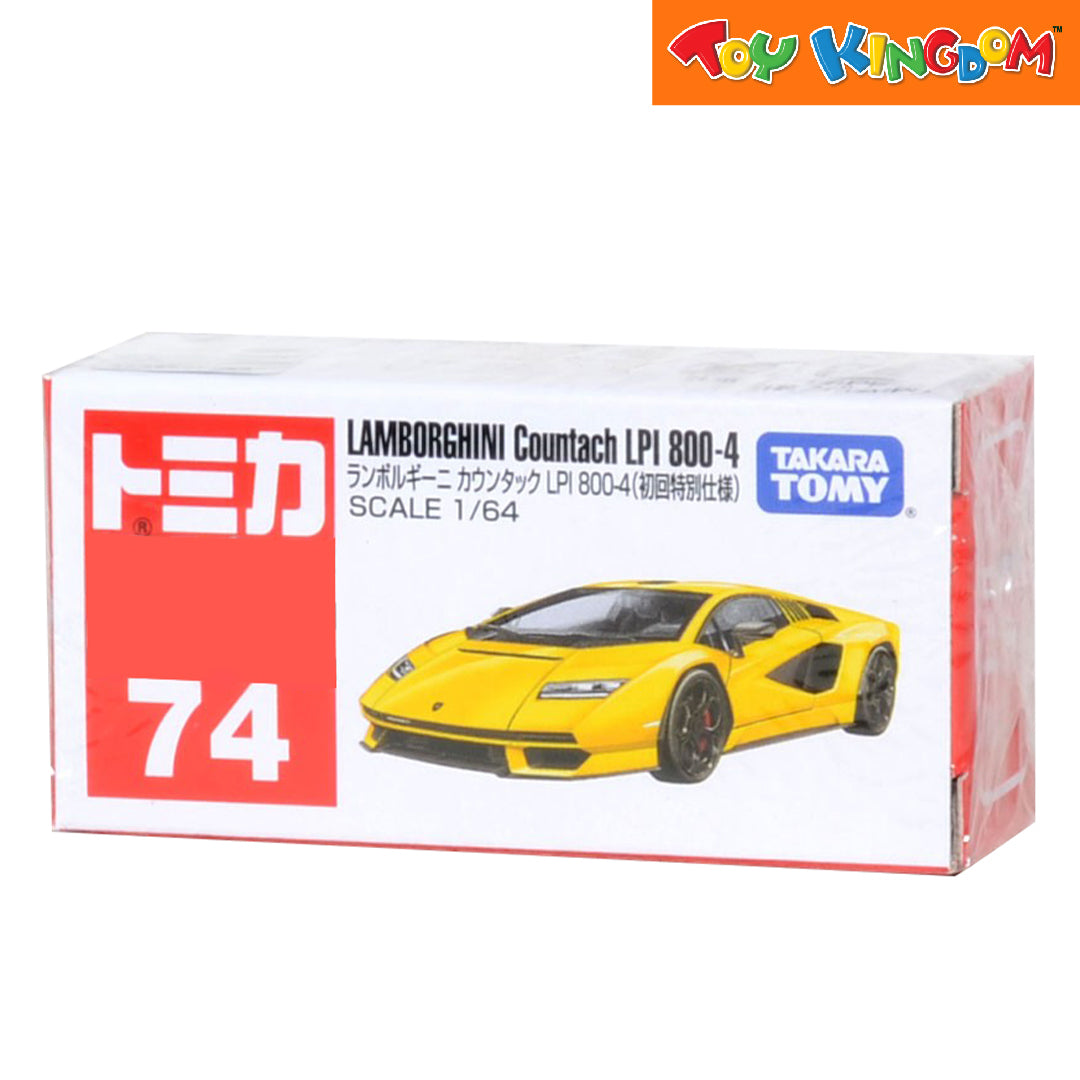 Tomica  Lamborghini Countach LPI 800-4 Yellow Die-cast Vehicle