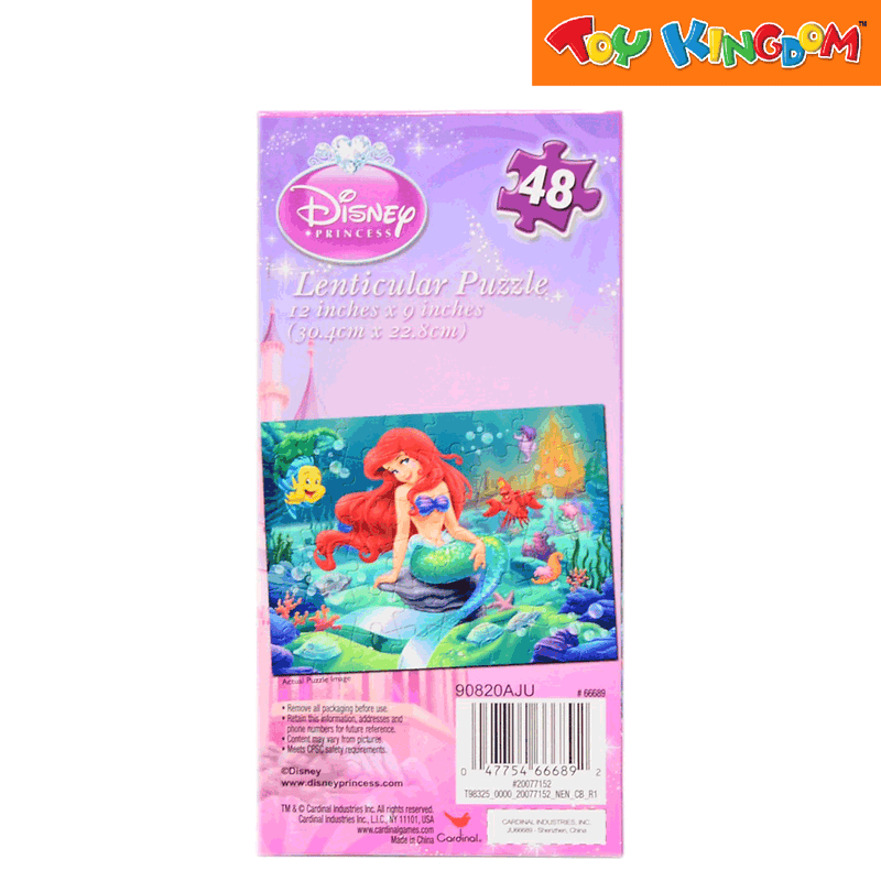 Disney Princess Little Mermaid Lenticular Puzzles Toy Kingdom