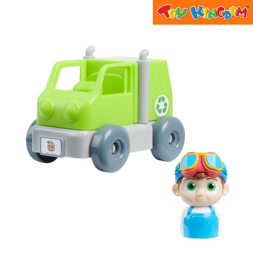 cocomelon green trash truck