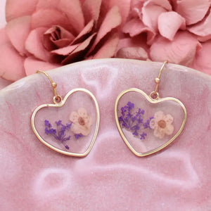 Pressed Flower Earrings - Land of Lovely