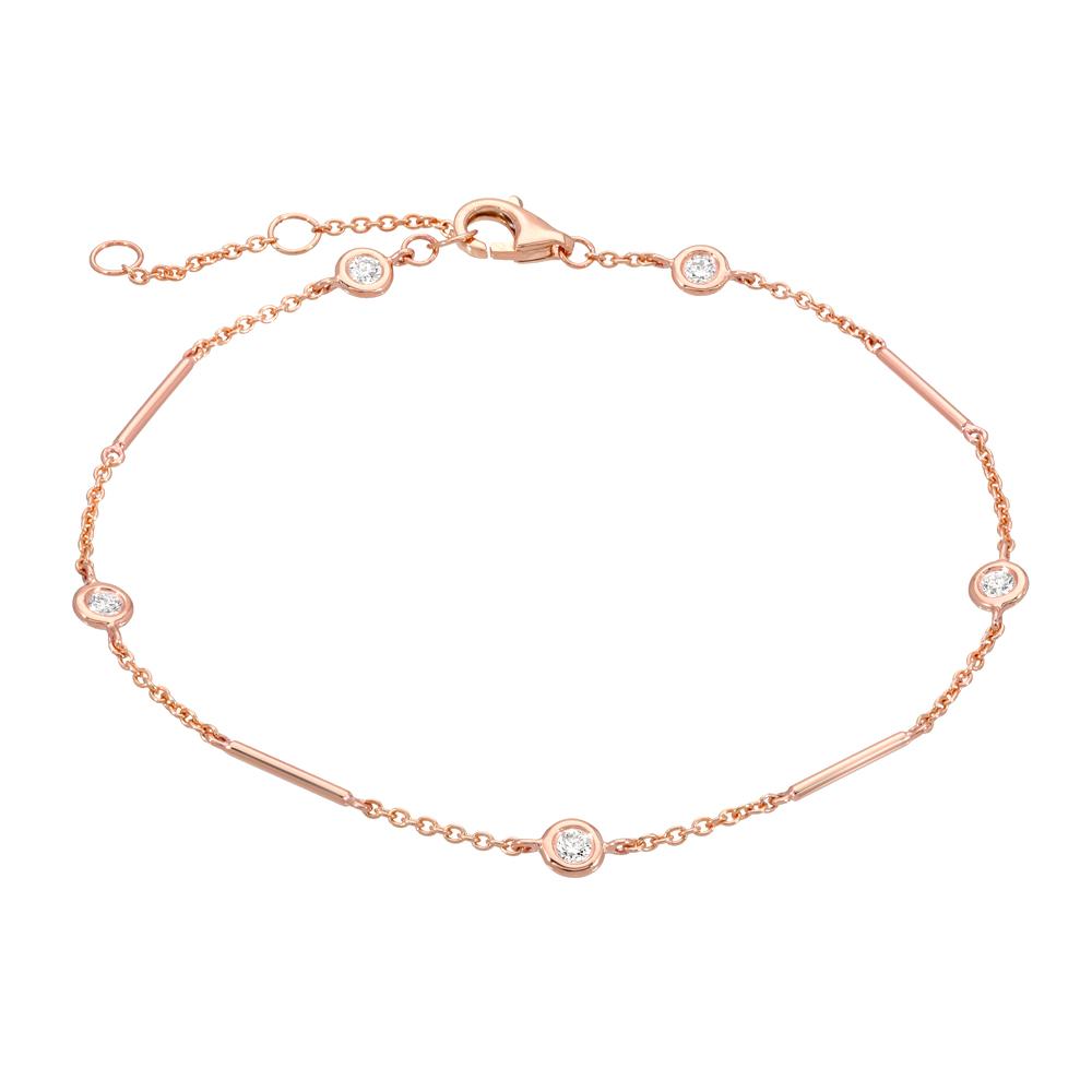Unity Chain Bracelet with Station Diamonds – Liven Company